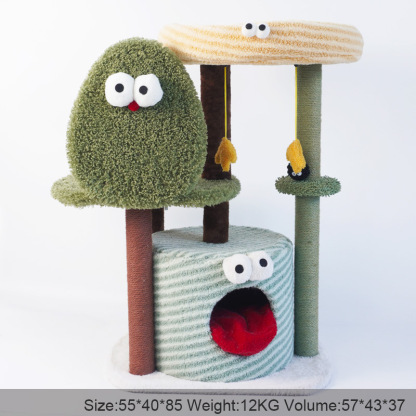 Giant Monster Cat Tree-Petboxok