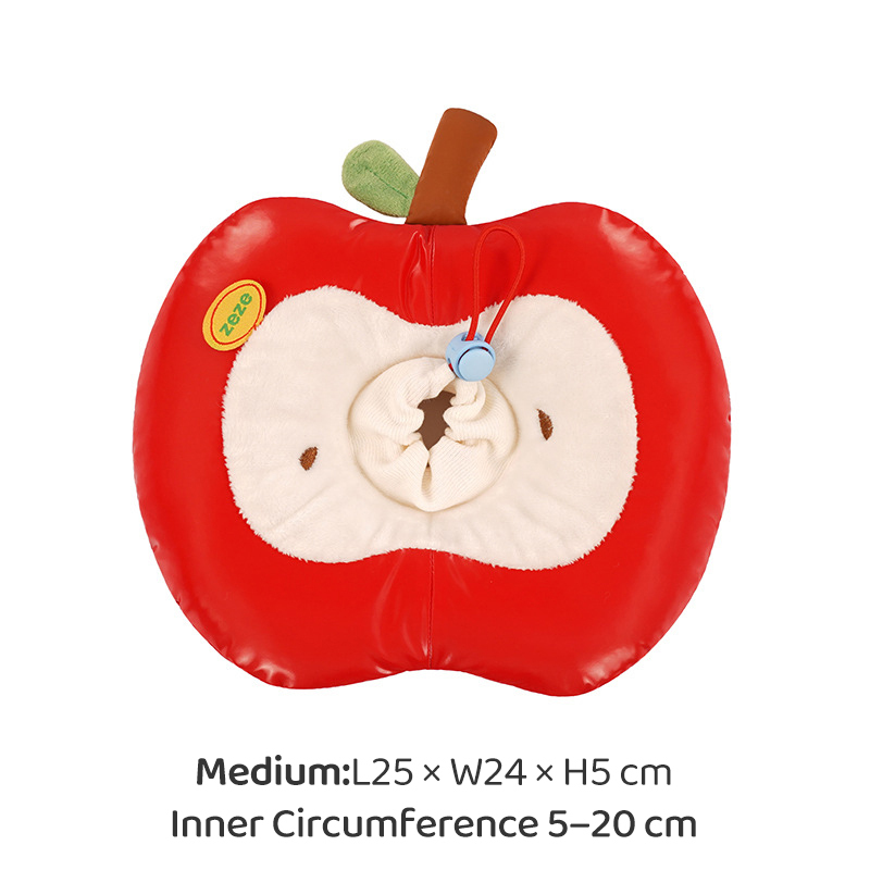 Apple-Shaped Pet Recovery Collar-Petboxok