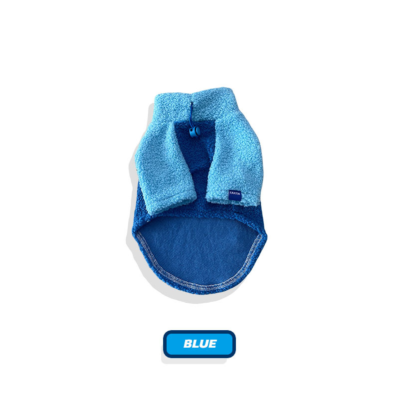 Two-Tone Cat/Dog Sweater - Warm Fleece Pullover