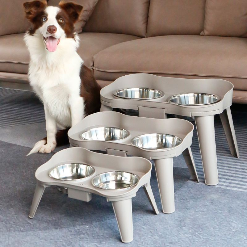 Rimmed Bowl with Elevated Stand-Petboxok
