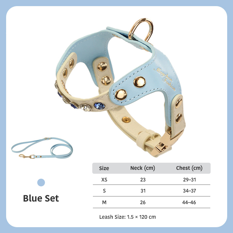 Diamond Harness & Leash Set