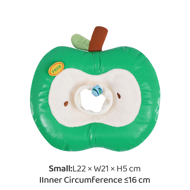 Apple-Shaped Pet Recovery Collar-Petboxok