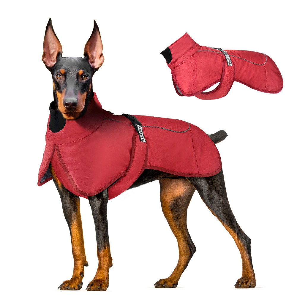 Windproof Waterproof Reflective Dog Jacket-Petboxok