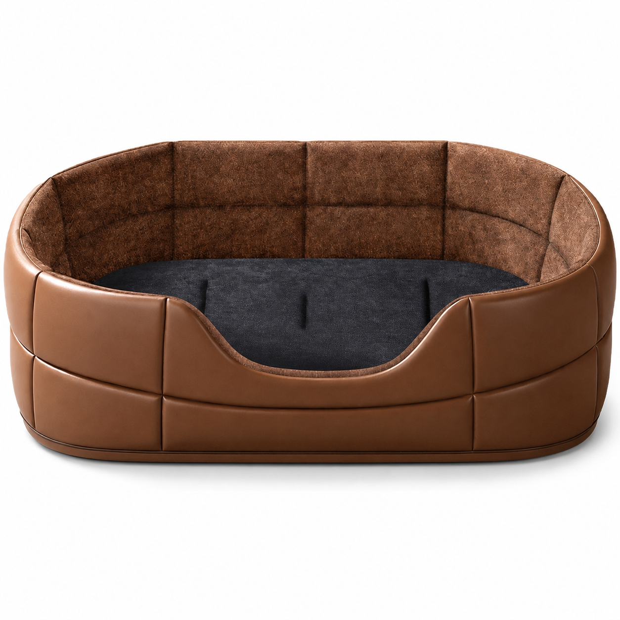 The First-Class Travel Nest | Quilted Vegan Leather Pet Car Seat