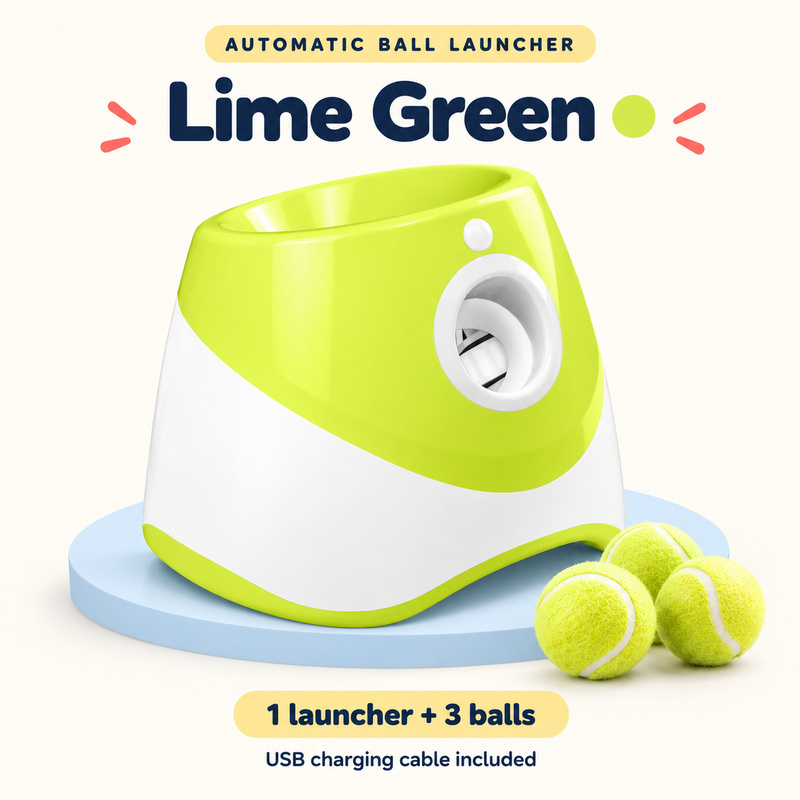 Automatic Dog Ball Launcher with 3 Distance Settings