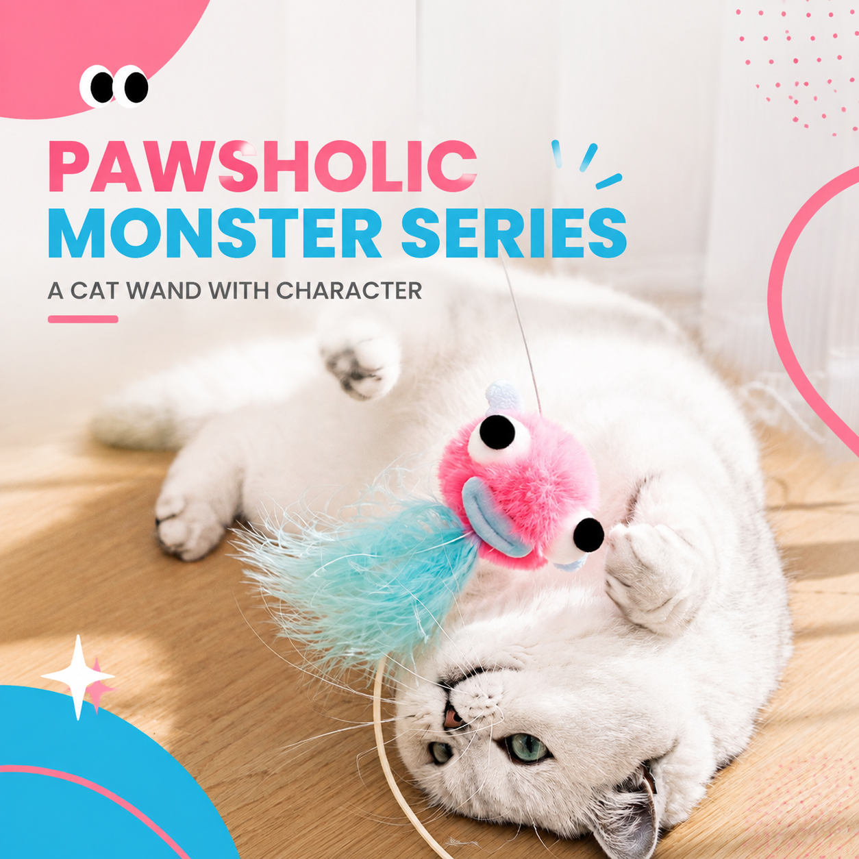 PawsHolic Monster Series Cat Wand