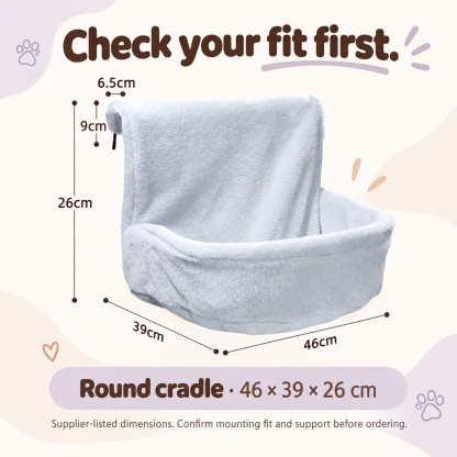 Plush Radiator-Hanging Cat Bed