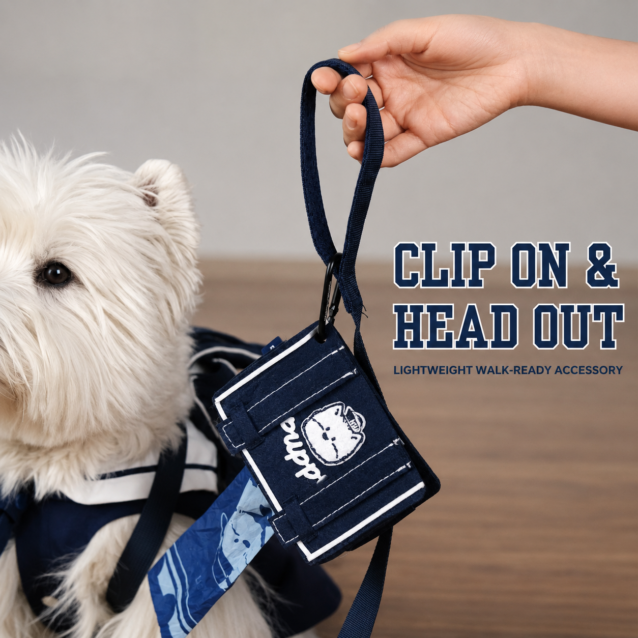 N.W. Campus Heritage Mini Backpack Poop Bag Holder
