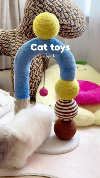 Multi-Functional Cat Scratching Post