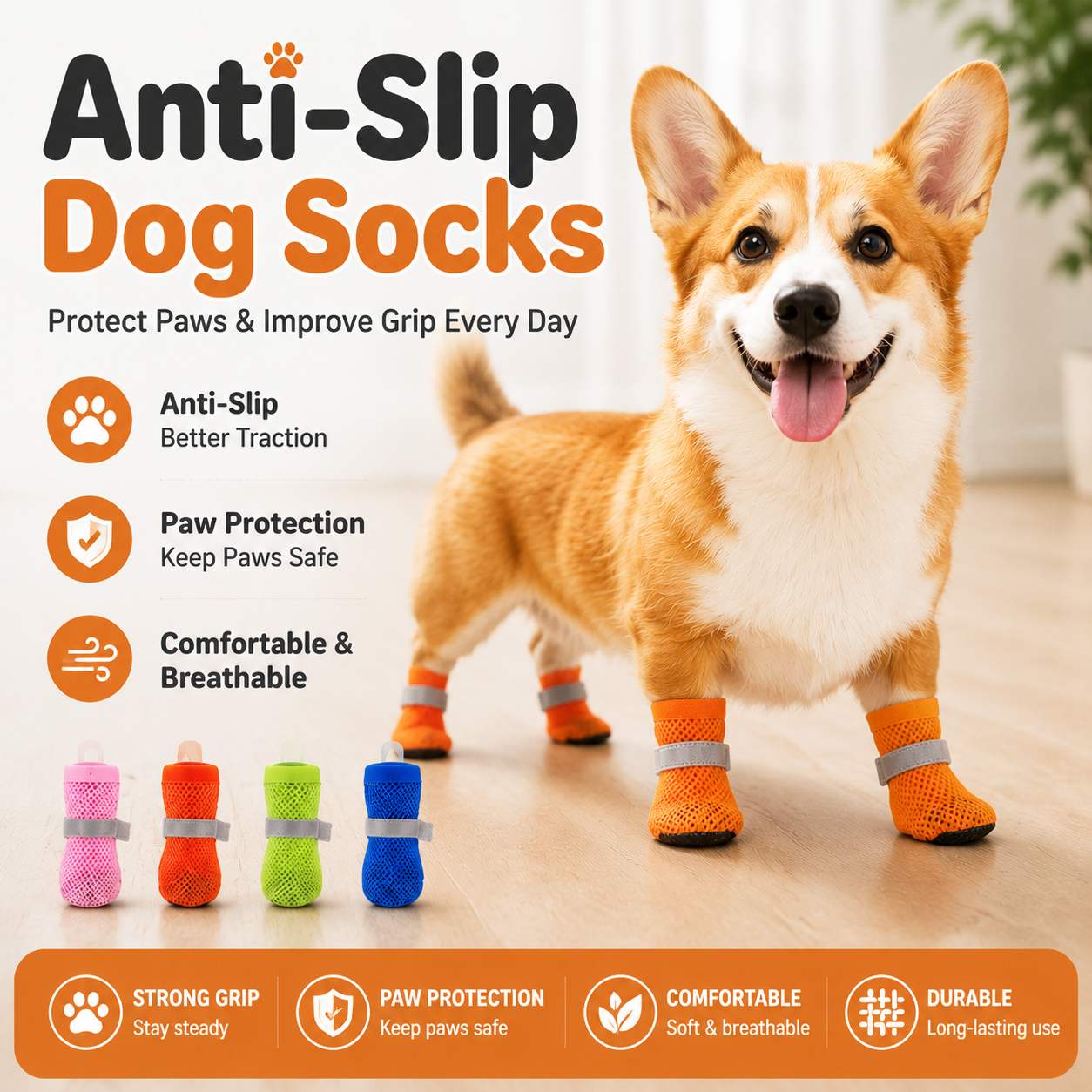 Dog Anti Slip Socks