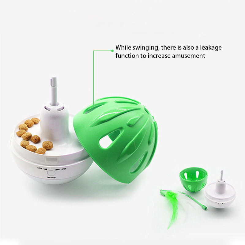 Multifuncational cat toy swing ball-Petboxok