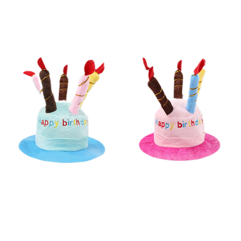 Pet birthday hat toys cat dog new year gift toys-Petboxok