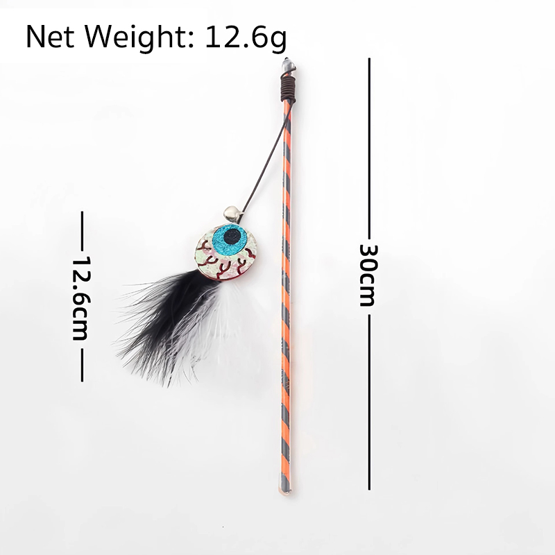 Halloween Cat Teaser Wand