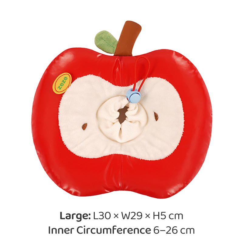 Apple-Shaped Pet Recovery Collar-Petboxok