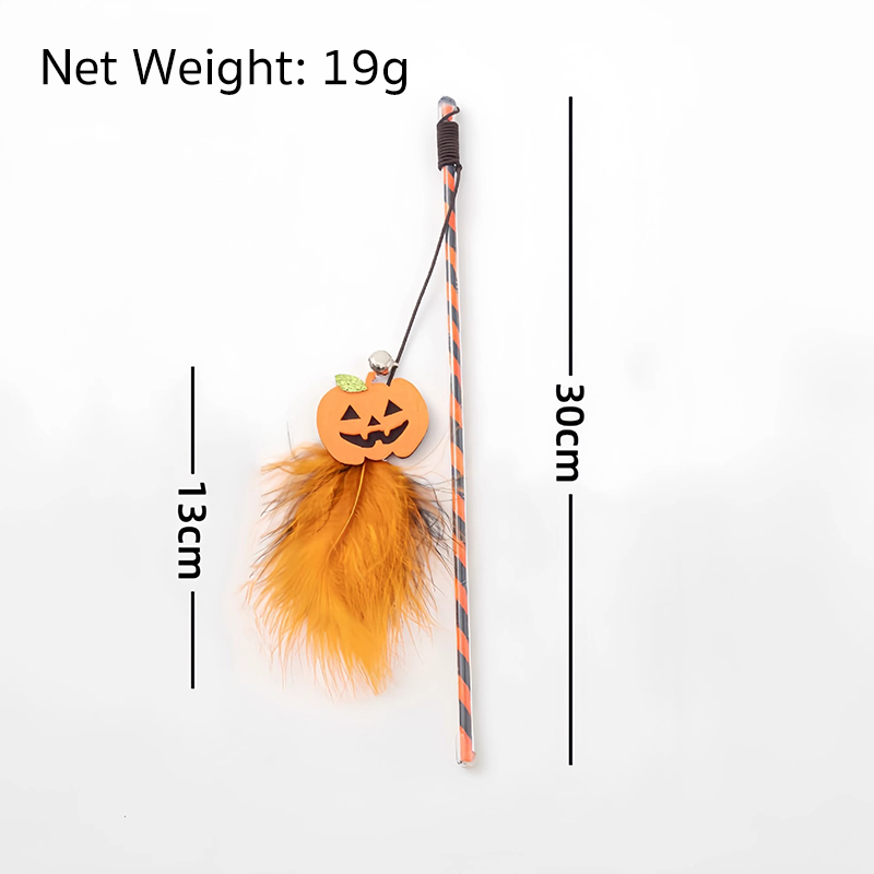 Halloween Cat Teaser Wand