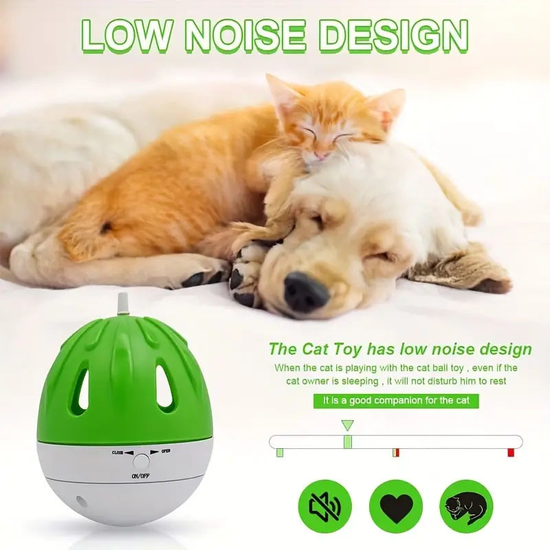 Multifuncational cat toy swing ball-Petboxok