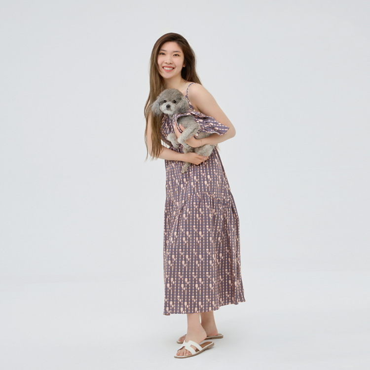 Short-Sleeve Shirt Dress — Cat & Dog Matching Outfit Series-Petboxok