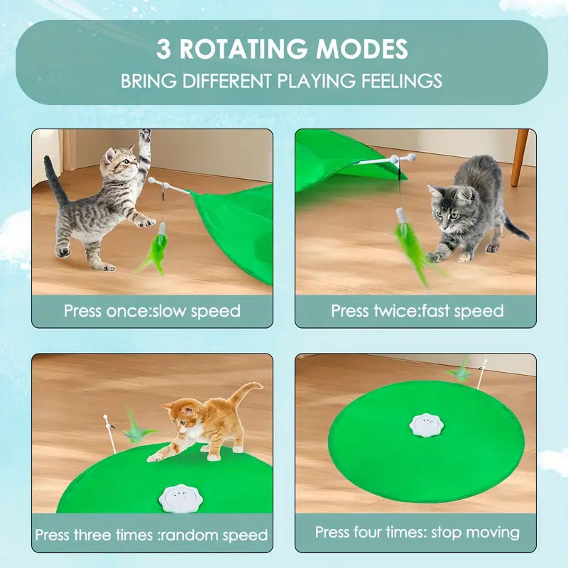 2 IN 1 INTERACTIVE CAT TOY-Petboxok