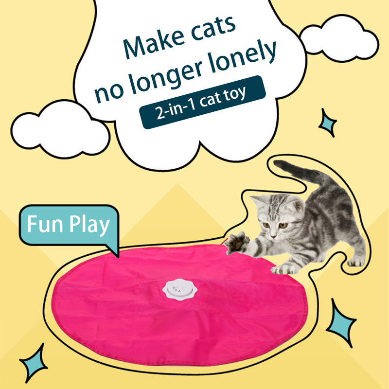 2 IN 1 INTERACTIVE CAT TOY-Petboxok