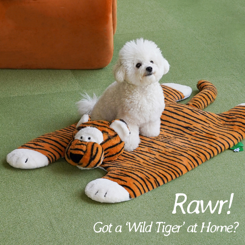 Tiger-Shaped Pet Bed-Petboxok
