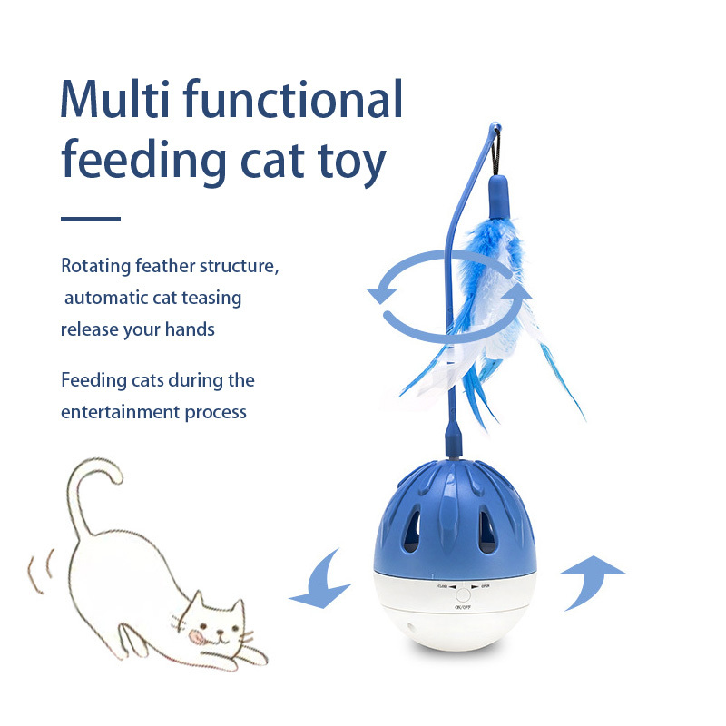 Multifuncational cat toy swing ball-Petboxok