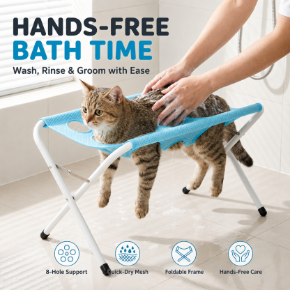 The BathBuddy Pro | 3-in-1 Hands-Free Pet Bathing & Grooming Stand