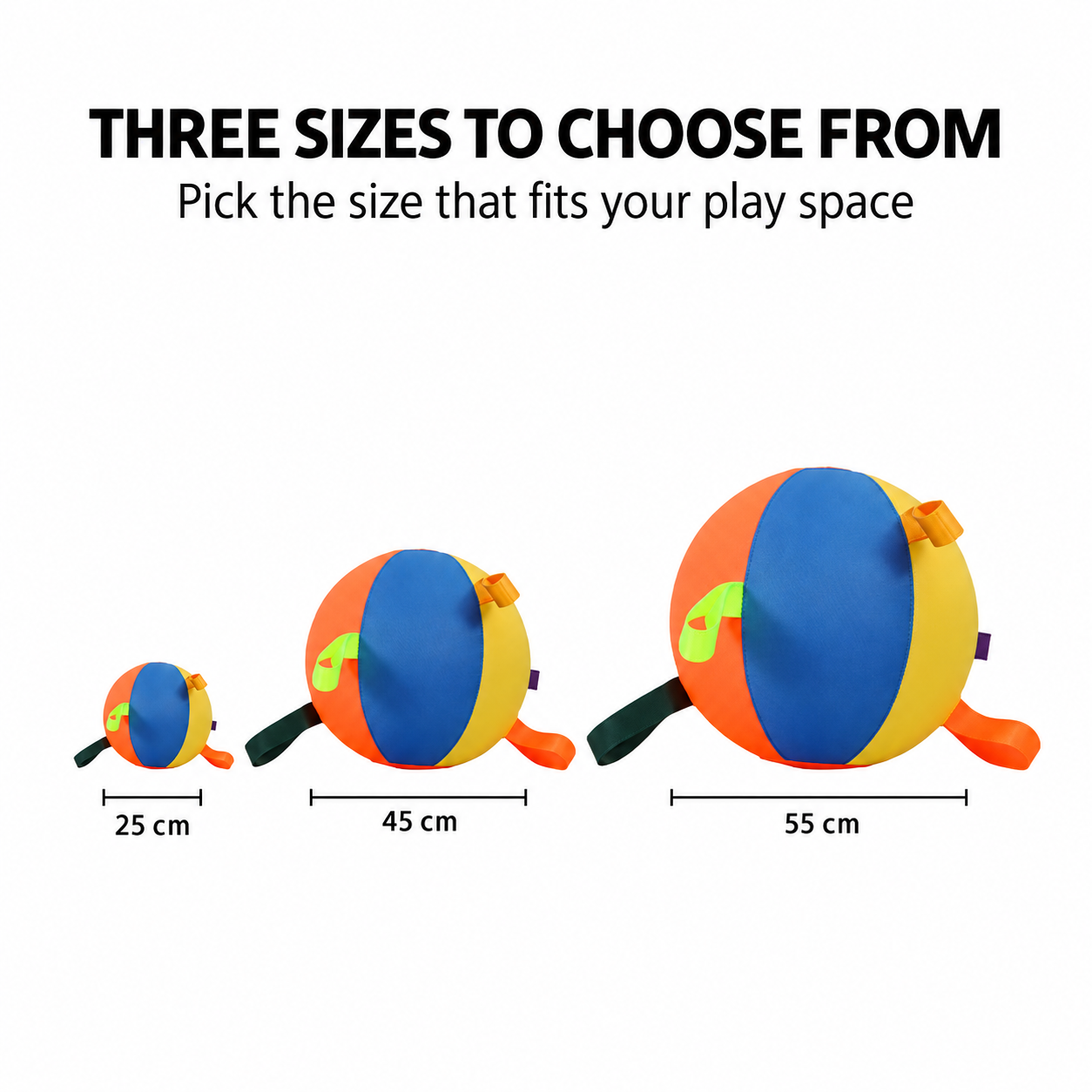 Interactive Inflatable Dog Play Ball with Grab Loops - Outdoor Push and Chase Toy