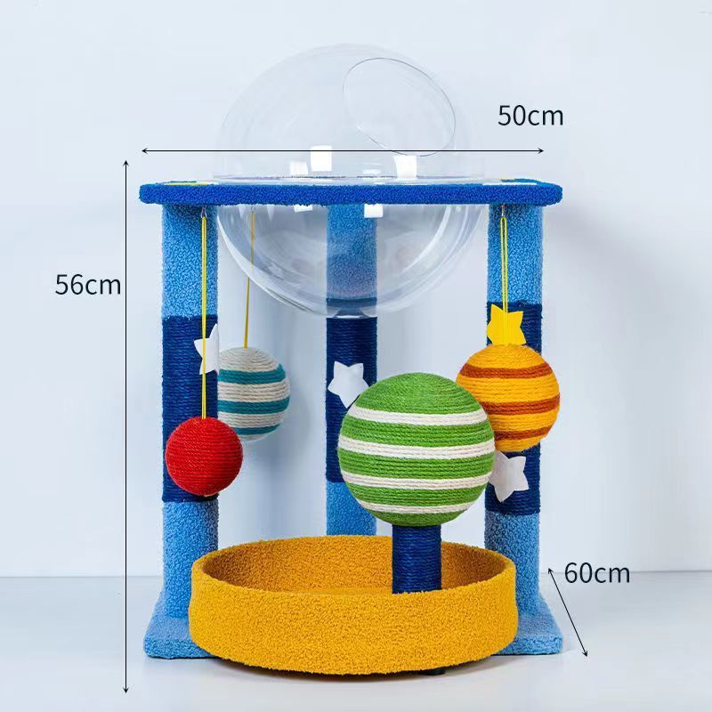 Sisal Cat Climbing Tower-Petboxok