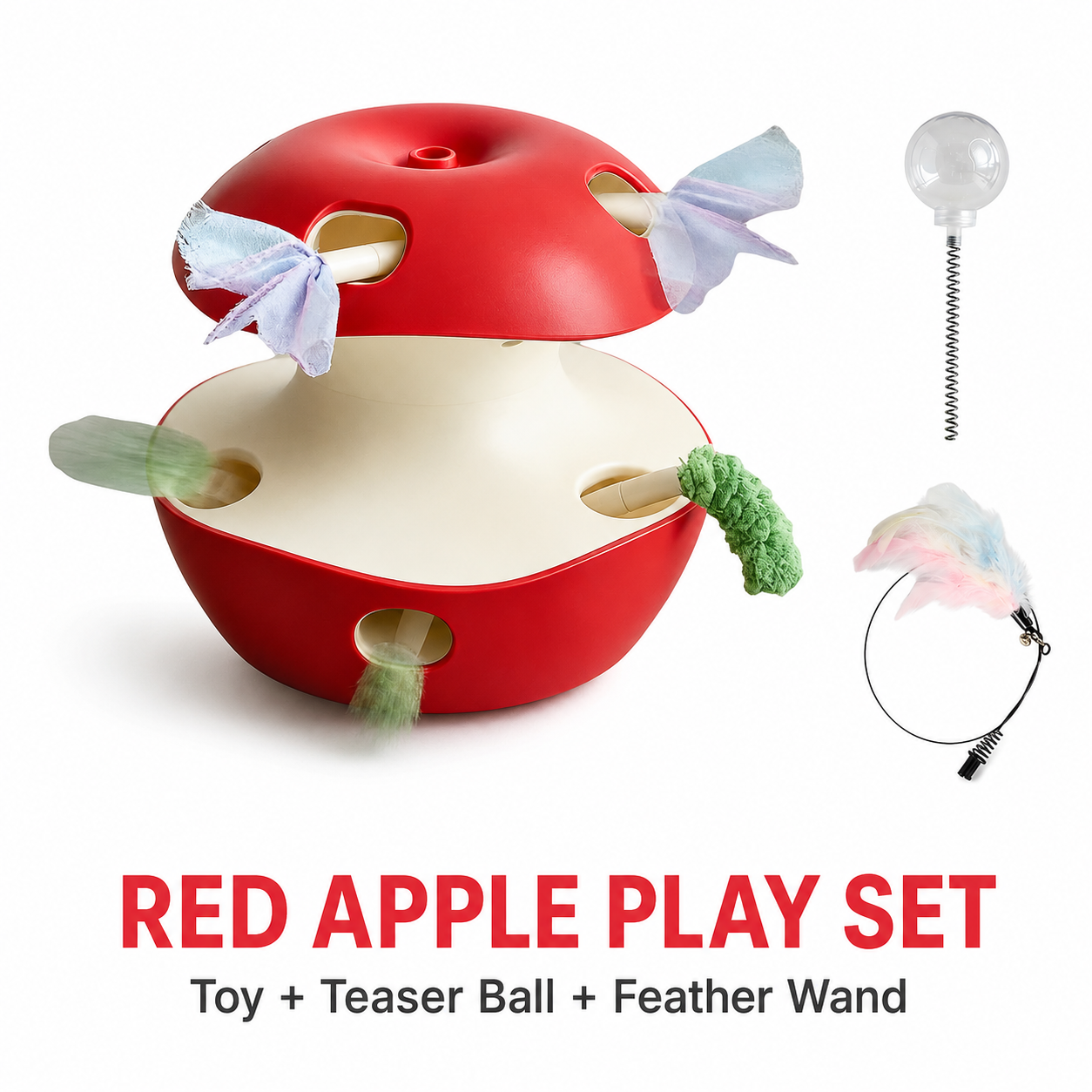PounceSpin Auto Cat Turntable Toy