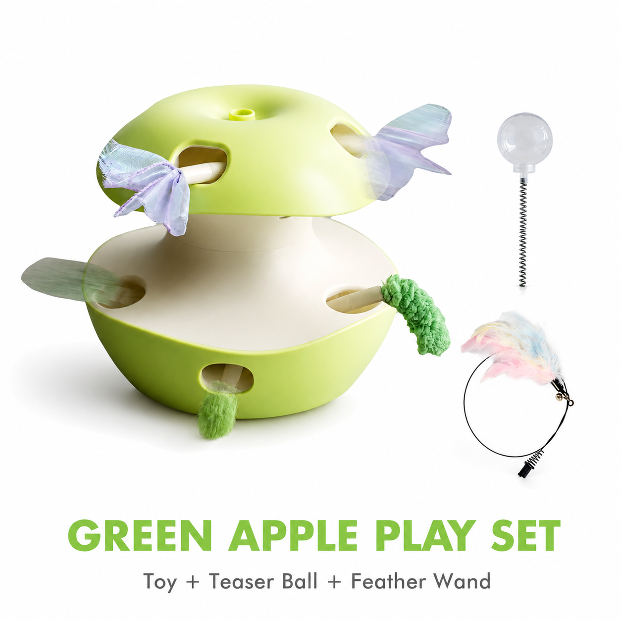PounceSpin Auto Cat Turntable Toy
