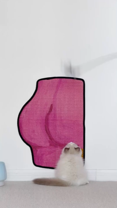 Pink PP Sisal Cat Scratcher