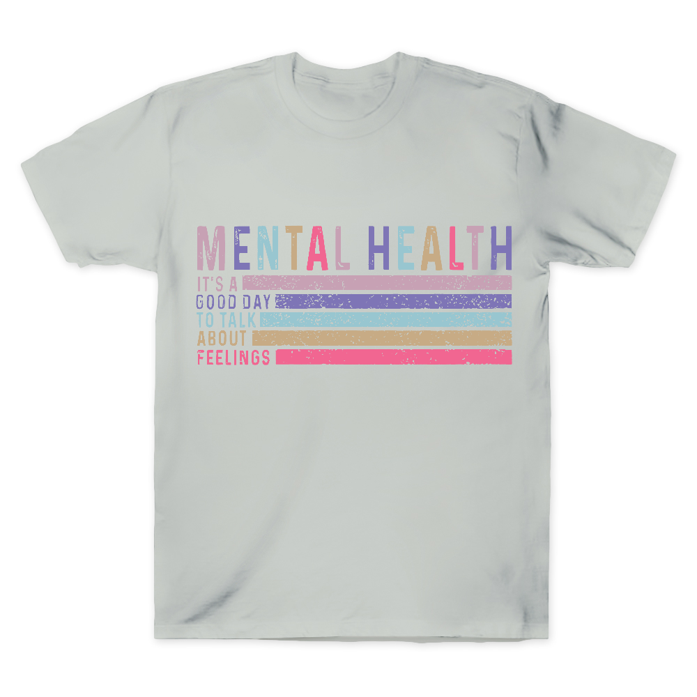Mental Health It's A Good Day To Talk About Feelings Cotton Doctor T-shirt