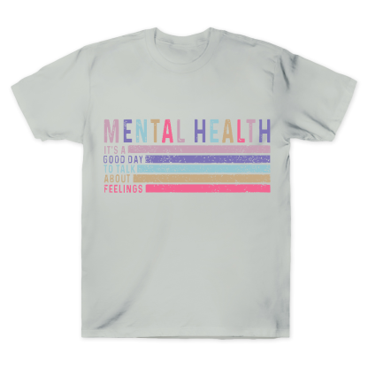 Mental Health It's A Good Day To Talk About Feelings Cotton Doctor T-shirt