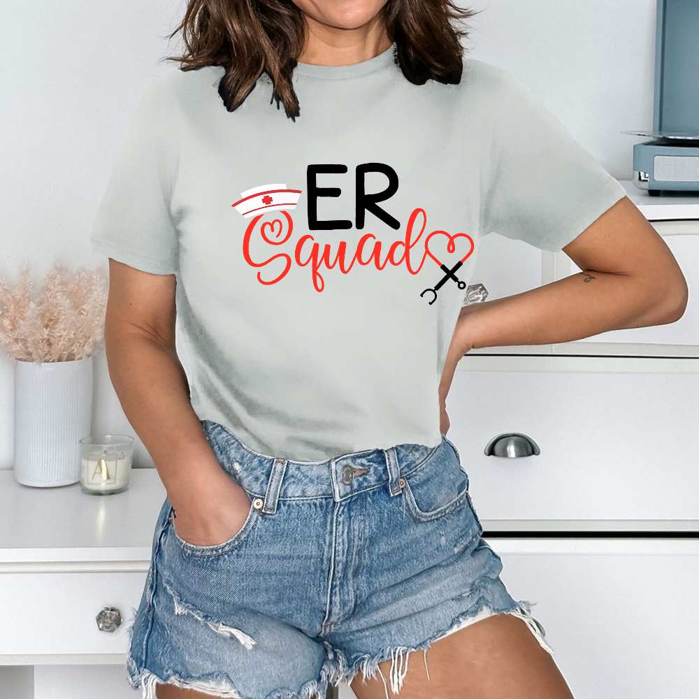 Er Nurse Squad Cotton Nurse T-shirt