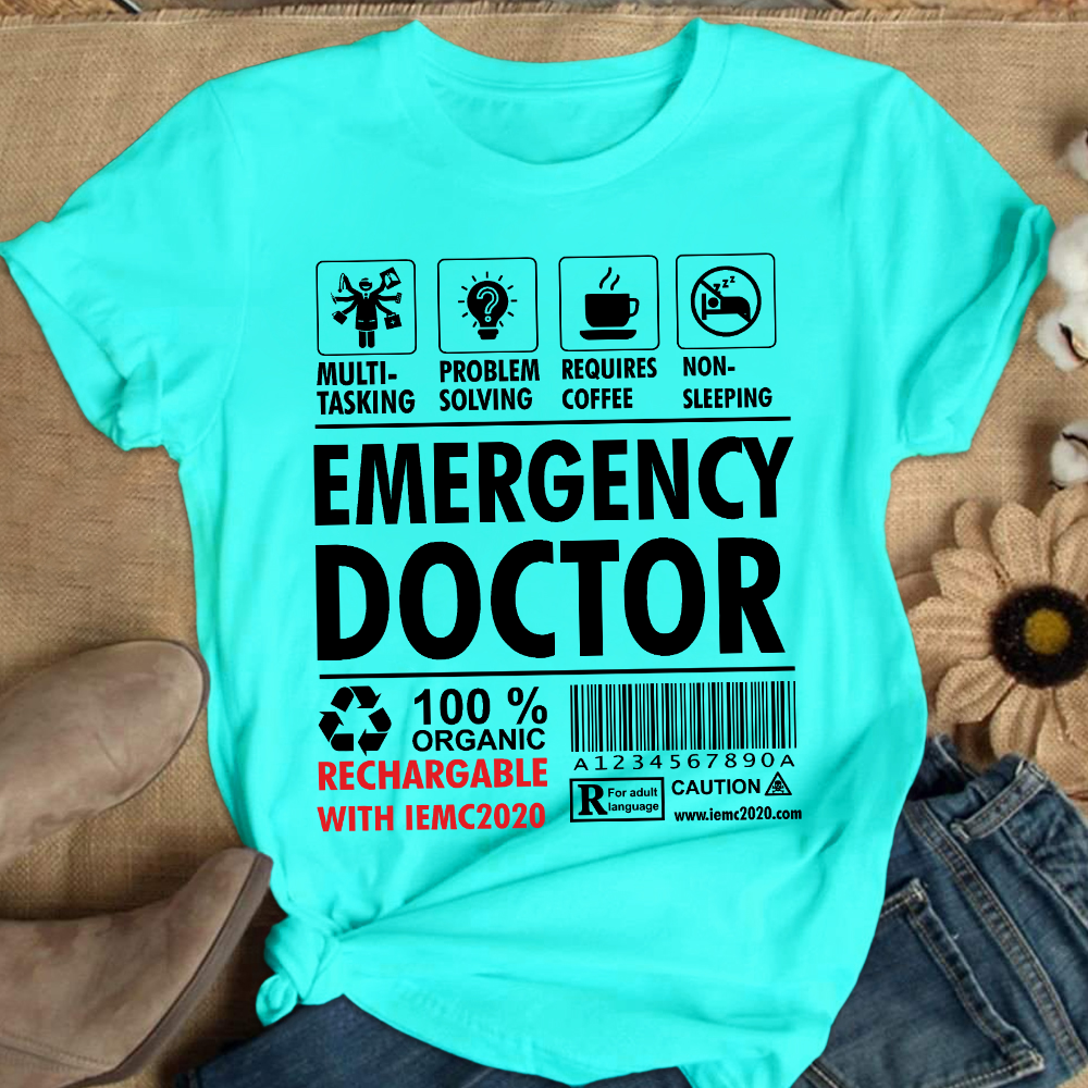 Emergency Doctor's Manual Cotton Nurse T-shirt