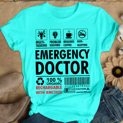 Emergency Doctor's Manual Cotton Nurse T-shirt