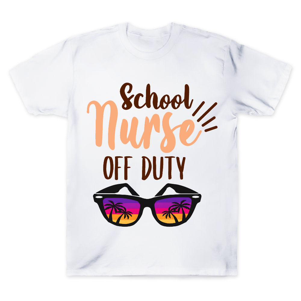 School Nurse Off Duty Cotton Doctor T-shirt