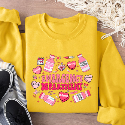 Emergency Department Gift Cotton Pullover Sweatshirt
