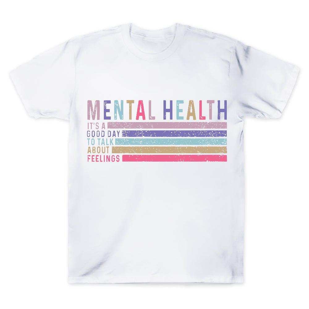 Mental Health It's A Good Day To Talk About Feelings Cotton Doctor T-shirt