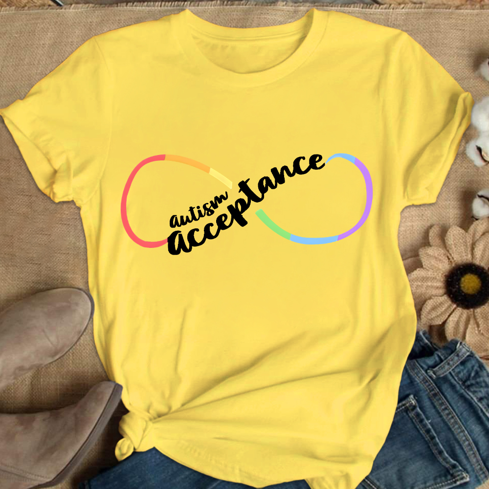 Autism Acceptance Special Education Cotton Nurse T-shirt