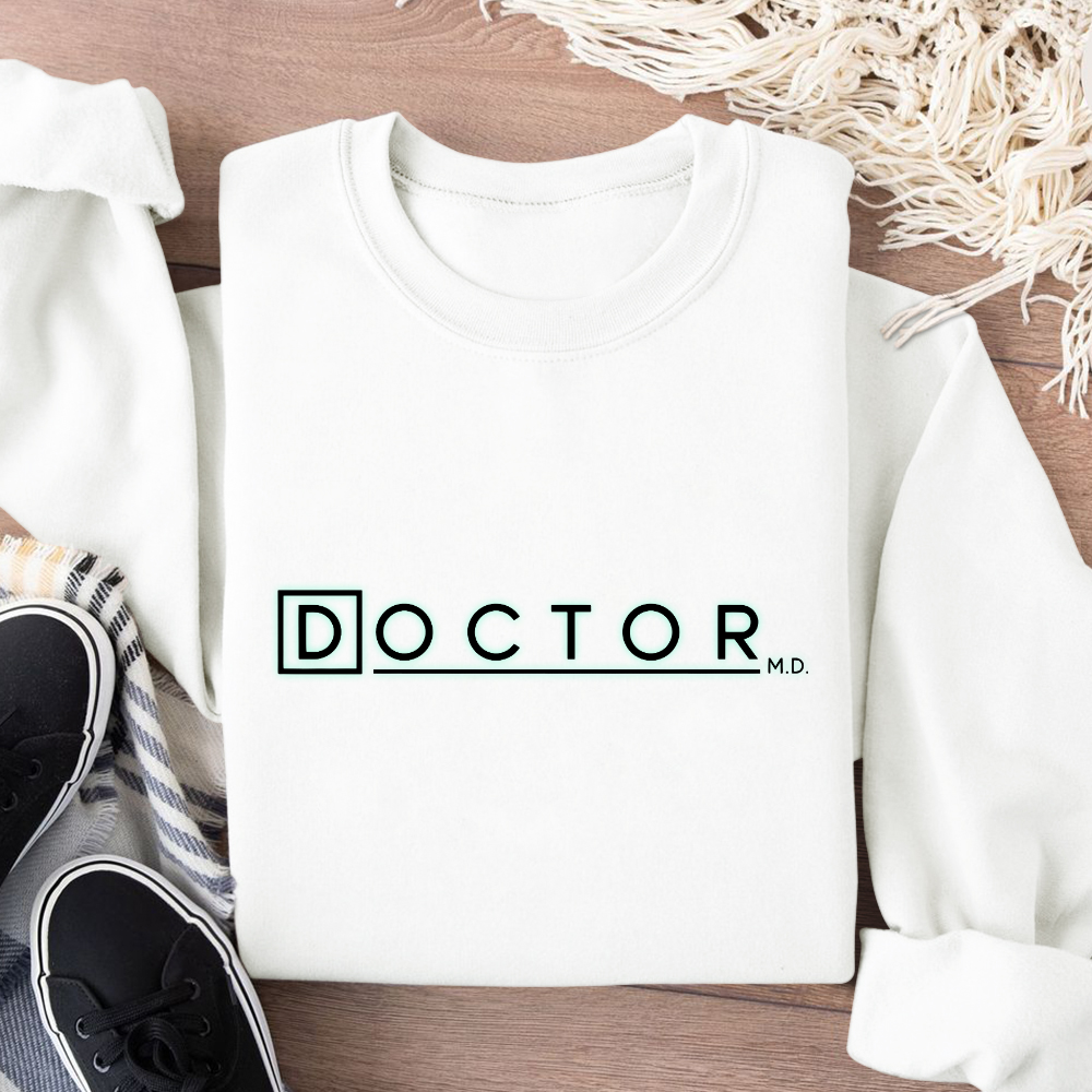 Doctor M.D. Cotton Pullover Sweatshirt