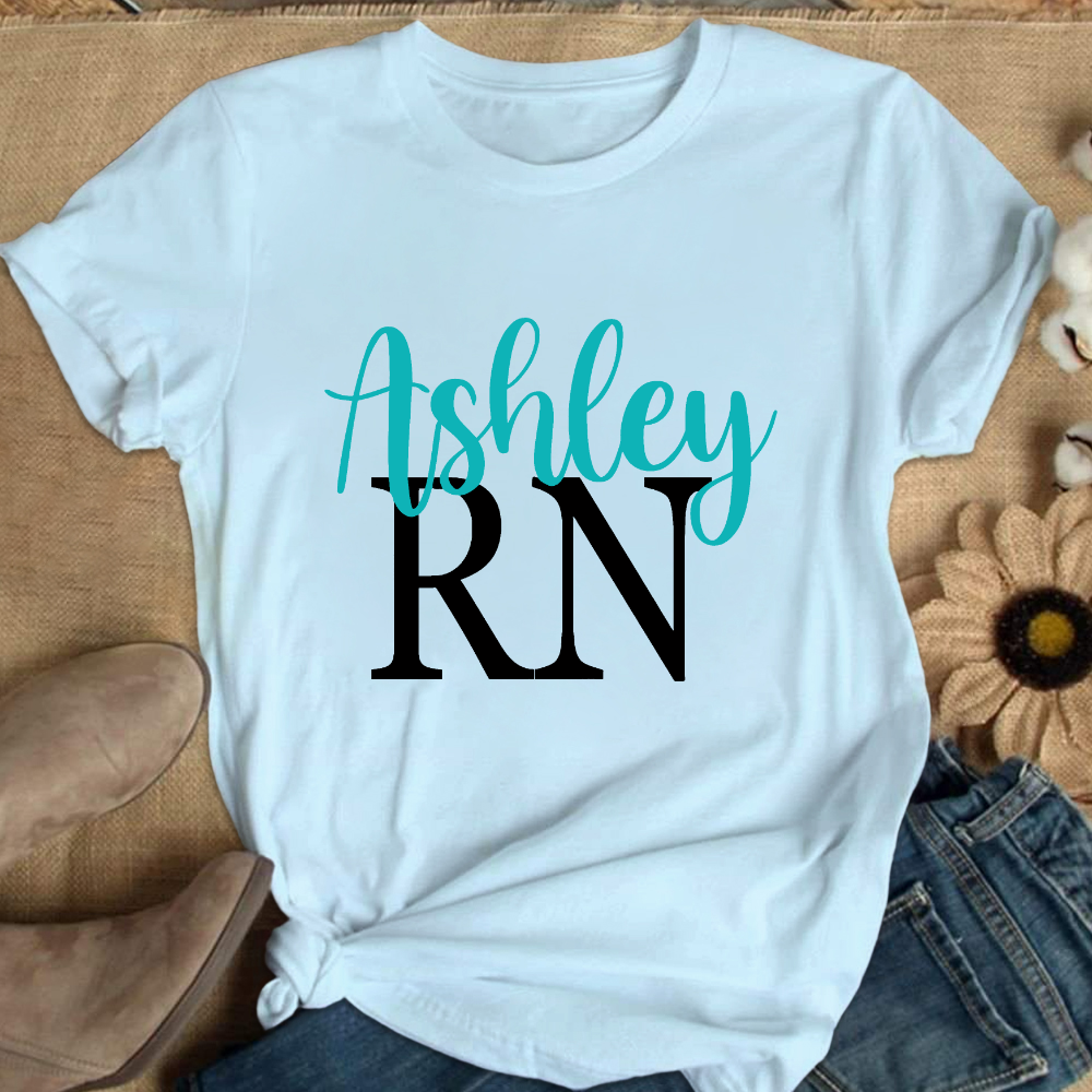 RN Ashley Cotton Nurse T-shirt
