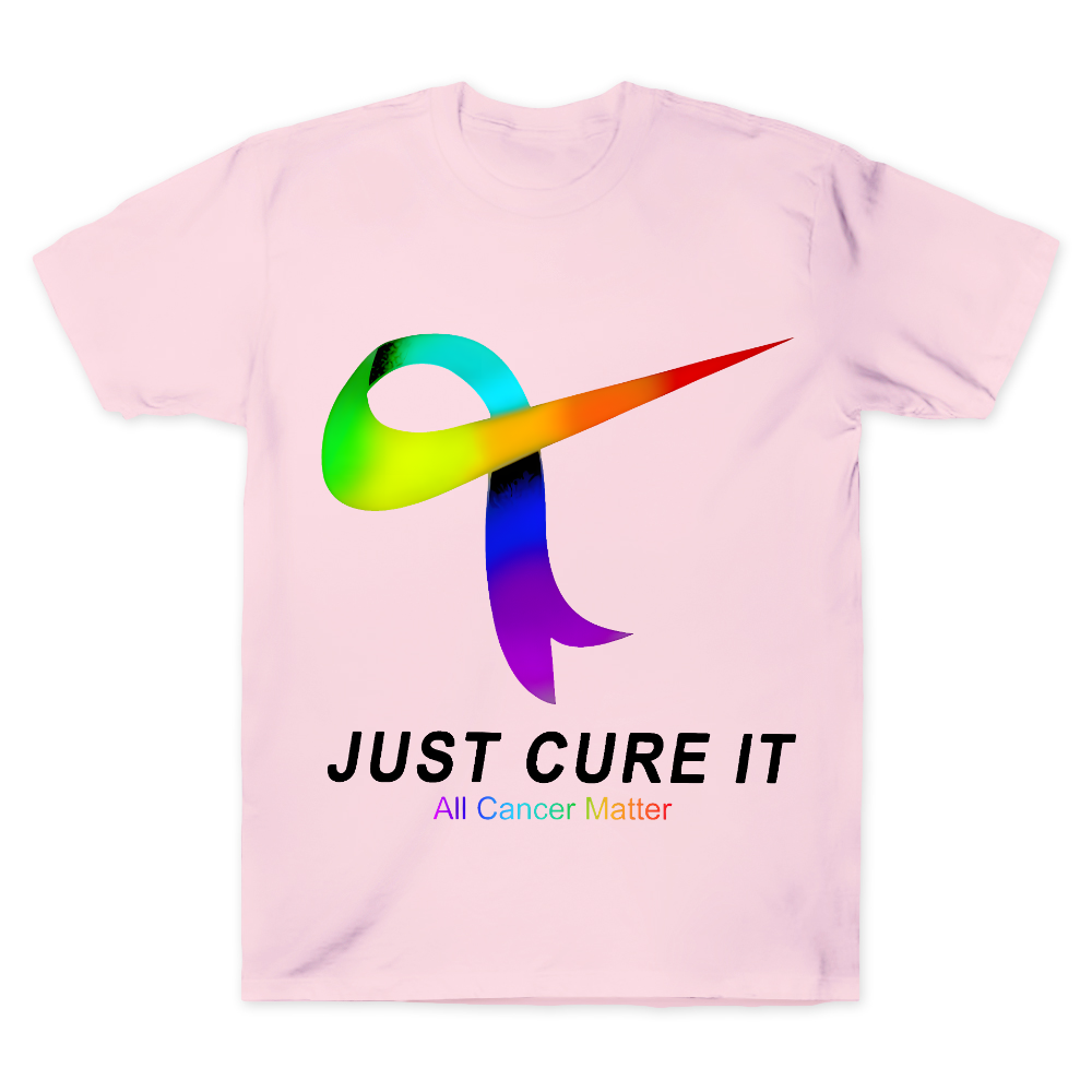 Just Cure It Cancer Awareness Doesn'T Discriminate Cotton Doctor T-shirt