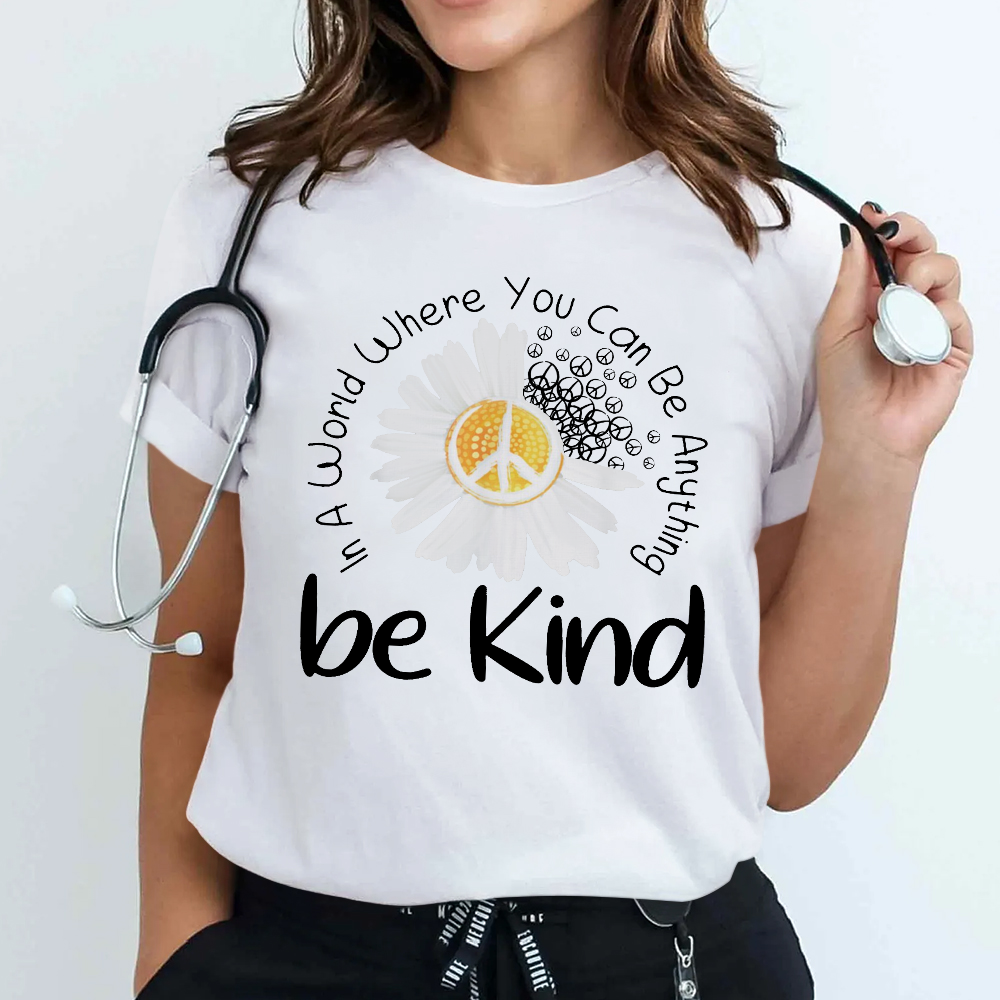 Daisy Nurse Gift Cotton Nurse T-shirt