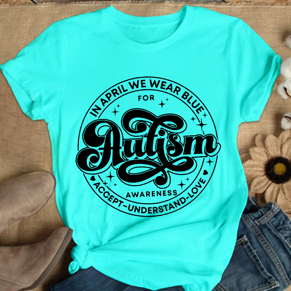 Autism Awareness Accept Understand Love Cotton Nurse T-shirt