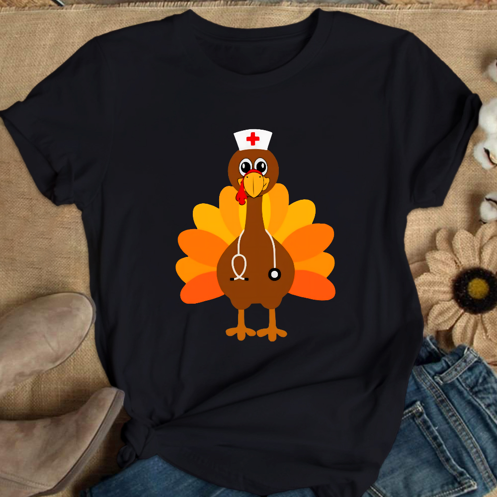 Nurse Turkey Cotton Nurse T-shirt