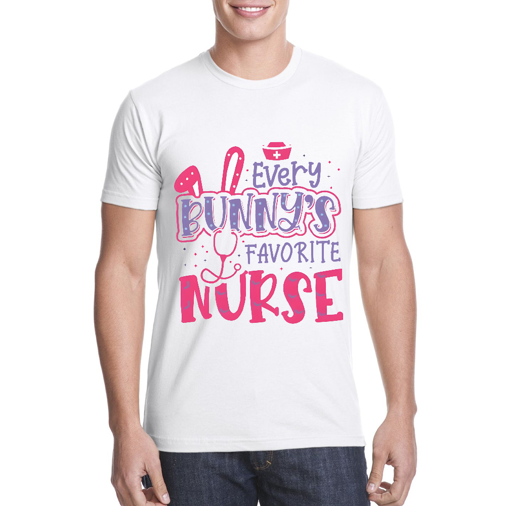 Every Bunny's Favorite Nurse Cotton Doctor T-shirt