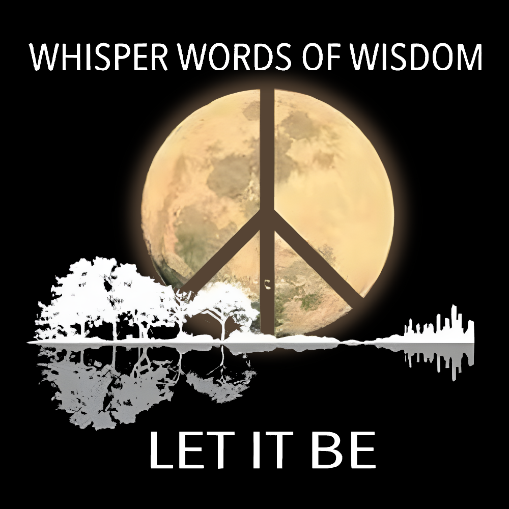 Whisper Words Of Wisdom Let It Be Cotton Nurse T-shirt