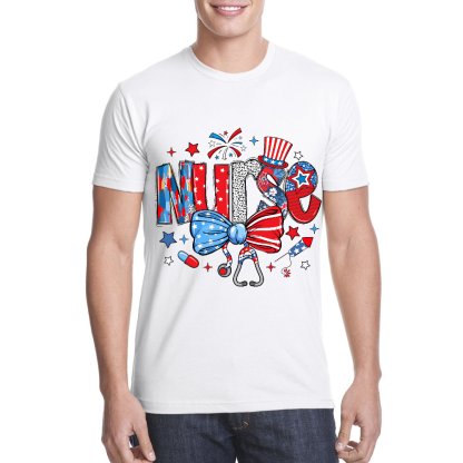 Retro Coquette USA Nurse Cotton Doctor T-shirt