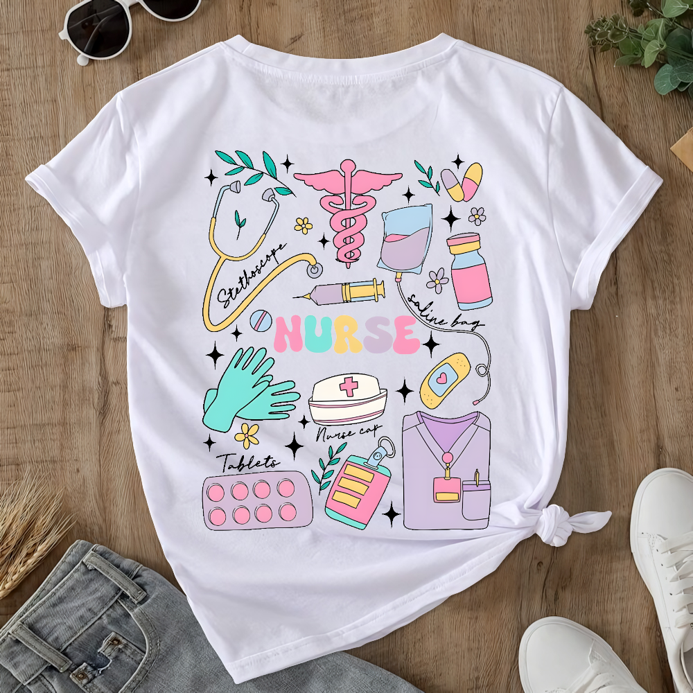 Can’t Talk Right Now Doing Double-Sided Cotton Printed T-Shirt